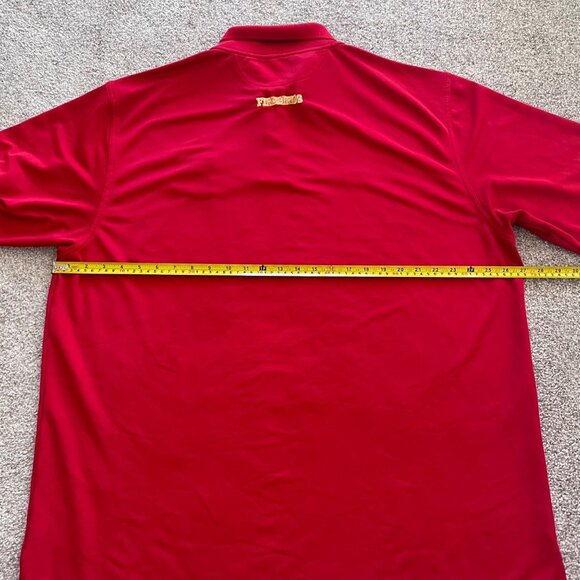 Under Armour Red Falcon Football Sports Collared Embroidered Shirt XXL - Picture 7 of 8